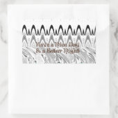 Sticker Rectangulaire Impression d'art cadeau Fête des mariées (Sac)