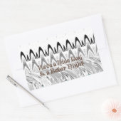 Sticker Rectangulaire Impression d'art cadeau Fête des mariées (Enveloppe)