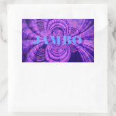 Sticker Rectangulaire Impression d'art Cosmic Hakuna (Sac)