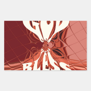 Sticker Rectangulaire Impression d'art Dieu béni