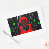 Sticker Rectangulaire Impression d'art fluide Kaleidoscope (Enveloppe)