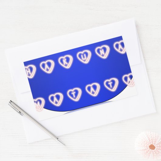 Sticker Rectangulaire Impression d'art Hakuna Matata (Enveloppe)