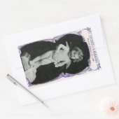 Sticker Rectangulaire Impression de l'ange triste Cherub (Enveloppe)