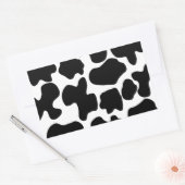 Sticker Rectangulaire Impression de vache (Enveloppe)