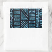 Sticker Rectangulaire Impression hawaïenne (Sac)