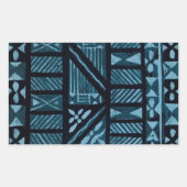 Sticker Rectangulaire Impression hawaïenne (Devant)