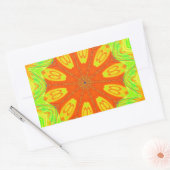 Sticker Rectangulaire Impression Motif Samba (Enveloppe)