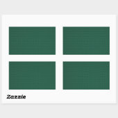 Sticker Rectangulaire Impression turquoise vert en fibre de carbone (Feuille)