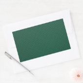 Sticker Rectangulaire Impression turquoise vert en fibre de carbone (Enveloppe)