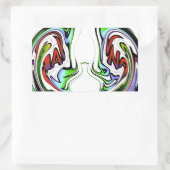 Sticker Rectangulaire Imprimer Hakuna Matata Whirl Art Extraordinaire (Sac)