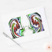 Sticker Rectangulaire Imprimer Hakuna Matata Whirl Art Extraordinaire (Enveloppe)