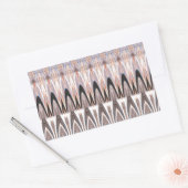 Sticker Rectangulaire Imprimer l'art Motif Abstrait Extraordinaire (Enveloppe)