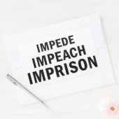 Sticker Rectangulaire Imputer, Imputer, Emprisonner (Enveloppe)
