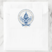 Sticker Rectangulaire Inauguration présidentielle Trump Pence 2017 (Sac)