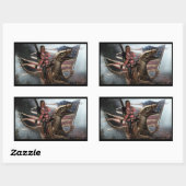 STICKER RECTANGULAIRE INCONTOURNABLE (Feuille)