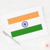 Sticker Rectangulaire Inde EN (Enveloppe)