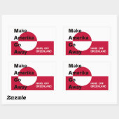 Sticker Rectangulaire Independant Greenland (Feuille)