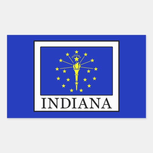 Sticker Rectangulaire Indiana (Devant)