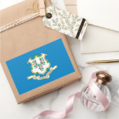 Sticker Rectangulaire Indicateur Connecticut (Cadeaux)