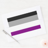 Sticker Rectangulaire Indicateur de fierté sexuelle (Enveloppe)