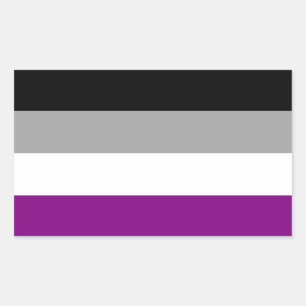 Sticker Rectangulaire Indicateur de fierté sexuelle