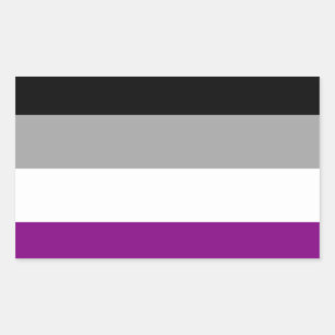 Sticker Rectangulaire Indicateur de fierté sexuelle