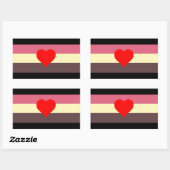 Sticker Rectangulaire Indicateur de la fidélité (Feuille)