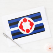 Sticker Rectangulaire Indicateur de la fierté de créneau (original) (Enveloppe)