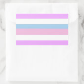 Sticker Rectangulaire Indicateur de la fierté intersexuelle (Sac)