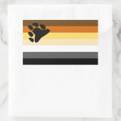 Sticker Rectangulaire Indicateur de l'ours (Sac)