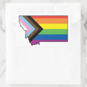 Sticker Rectangulaire Indicateur de progression du Montana (Sac)