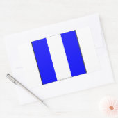 Sticker Rectangulaire indicateur de signal de l'alphabet maritime numéro (Enveloppe)