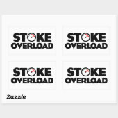 Sticker Rectangulaire Indicateur de surcharge de stoke (Feuille)