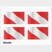 Sticker Rectangulaire Indicateur Diver (Feuille)