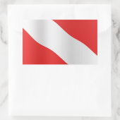Sticker Rectangulaire Indicateur Diver (Sac)