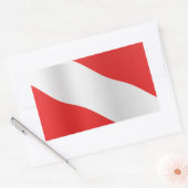 Sticker Rectangulaire Indicateur Diver (Enveloppe)