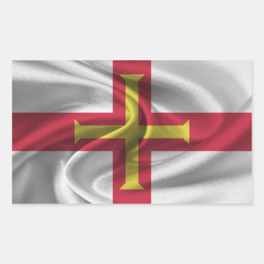 Sticker Rectangulaire Indicateur Guernesey (Devant)