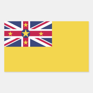 Sticker Rectangulaire Indicateur Niue