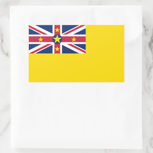 Sticker Rectangulaire Indicateur Niue (Sac)