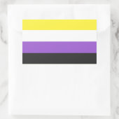 Sticker Rectangulaire Indicateur non binaire (Sac)