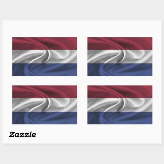 Sticker Rectangulaire Indicateur Pays-Bas (Feuille)