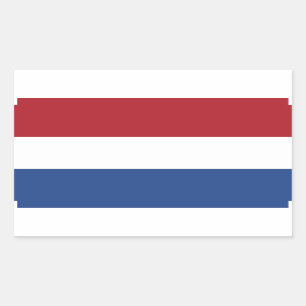 Sticker Rectangulaire Indicateur Pays-Bas