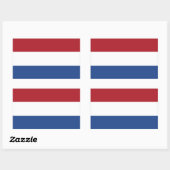 Sticker Rectangulaire Indicateur Pays-Bas (Feuille)