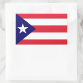 Sticker Rectangulaire Indicateur Porto Rico (Sac)
