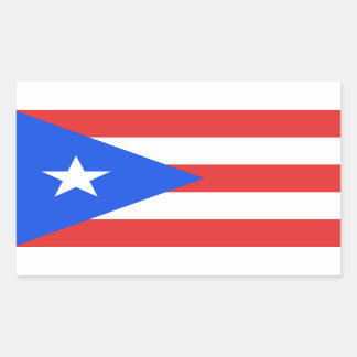 Sticker Rectangulaire Indicateur Porto Rico