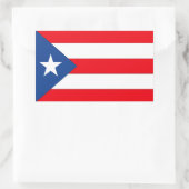 Sticker Rectangulaire Indicateur Porto Rico (Sac)