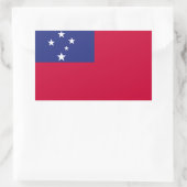 Sticker Rectangulaire Indicateur Samoa (Sac)