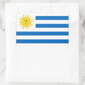 Sticker Rectangulaire Indicateur Uruguay (Sac)