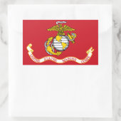 Sticker Rectangulaire Indicateur USMC (Sac)