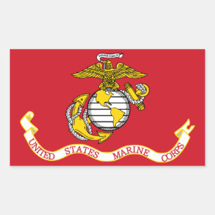 Sticker Rectangulaire Indicateur USMC